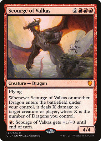 Scourge of Valkas [Commander 2017] | Eastridge Sports Cards & Games