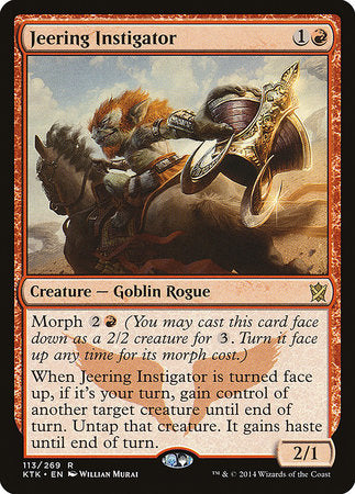 Jeering Instigator [Khans of Tarkir] | Eastridge Sports Cards & Games