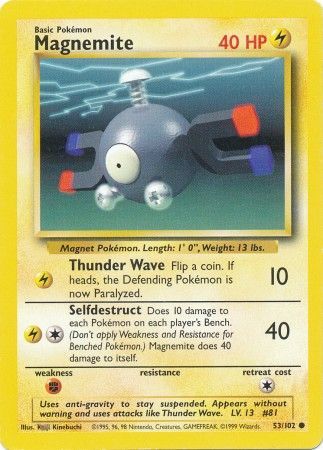 Magnemite (53/102) [Base Set Unlimited] | Eastridge Sports Cards & Games