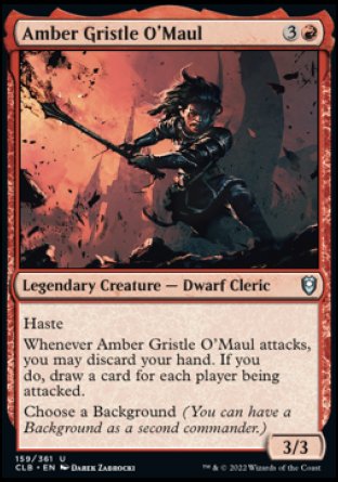 Amber Gristle O'Maul [Commander Legends: Battle for Baldur's Gate] | Eastridge Sports Cards & Games