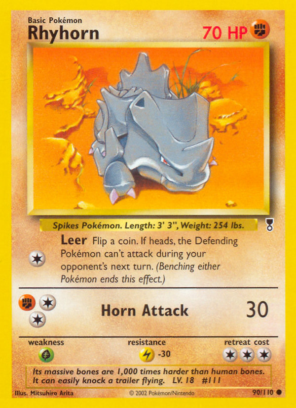 Rhyhorn (90/110) [Legendary Collection] | Eastridge Sports Cards & Games