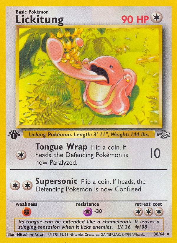 Lickitung (38/64) [Jungle 1st Edition] | Eastridge Sports Cards & Games