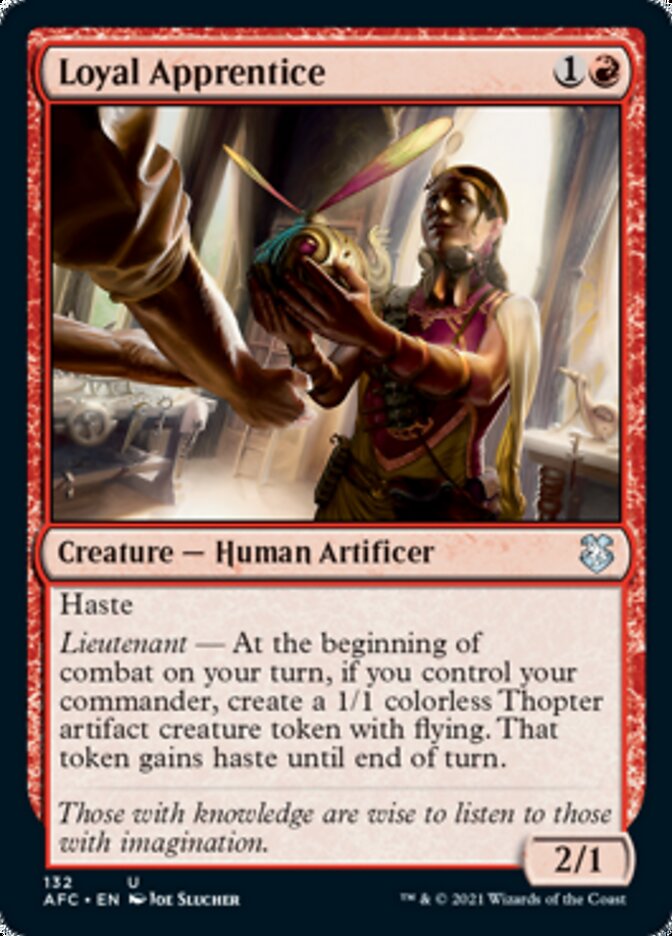 Loyal Apprentice [Dungeons & Dragons: Adventures in the Forgotten Realms Commander] | Eastridge Sports Cards & Games