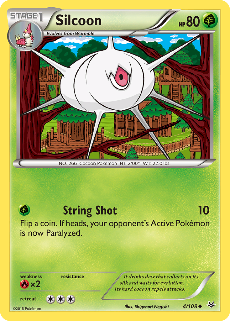 Silcoon (4/108) [XY: Roaring Skies] | Eastridge Sports Cards & Games