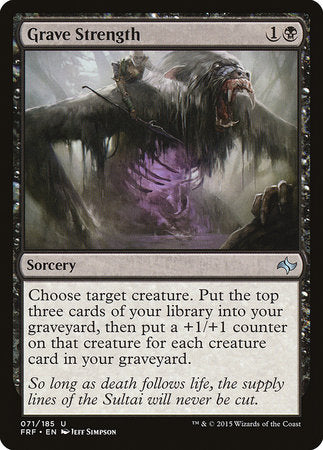 Grave Strength [Fate Reforged] | Eastridge Sports Cards & Games