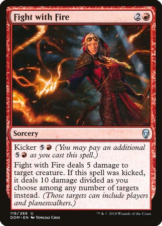 Fight with Fire [Dominaria] | Eastridge Sports Cards & Games