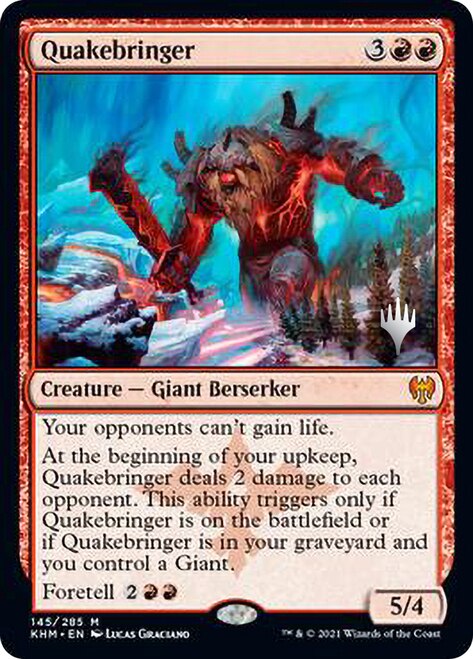 Quakebringer [Kaldheim Promo Pack] | Eastridge Sports Cards & Games