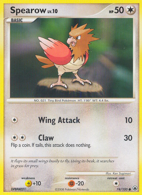 Spearow (74/100) [Diamond & Pearl: Majestic Dawn] | Eastridge Sports Cards & Games