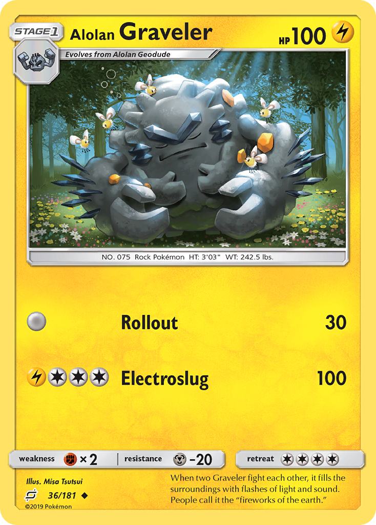 Alolan Graveler (36/181) [Sun & Moon: Team Up] | Eastridge Sports Cards & Games