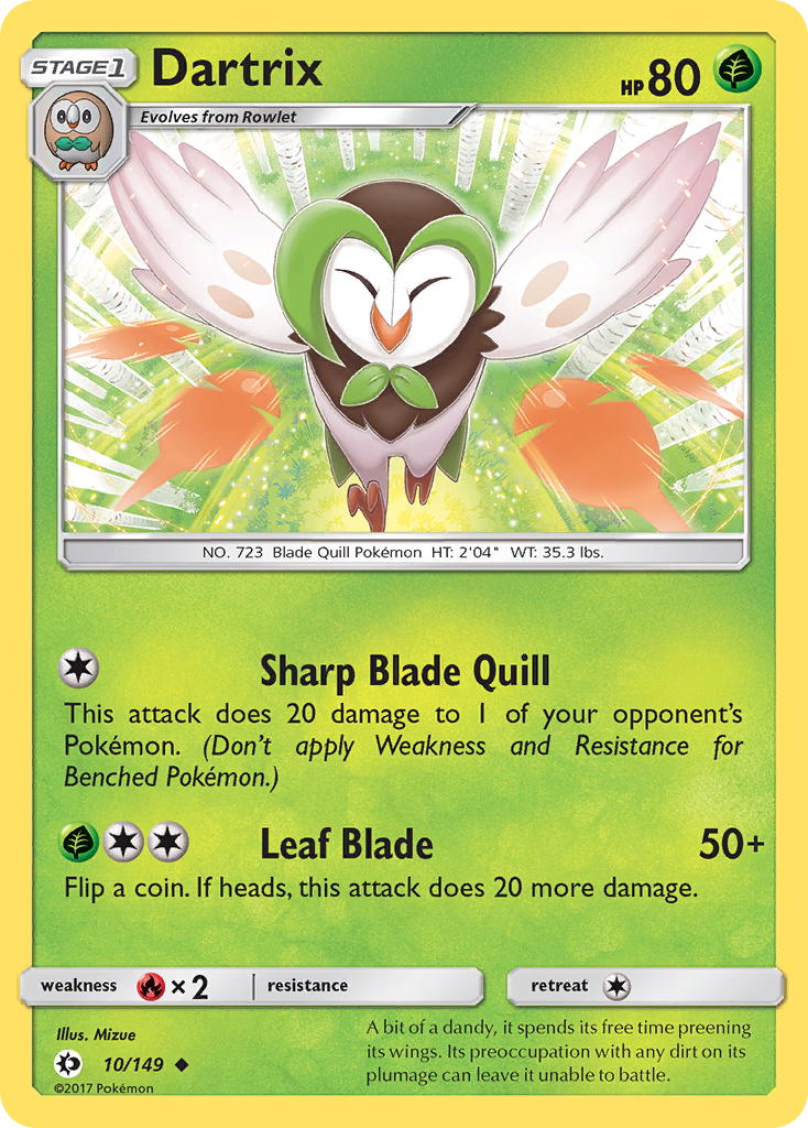 Dartrix (10/149) [Sun & Moon: Base Set] | Eastridge Sports Cards & Games