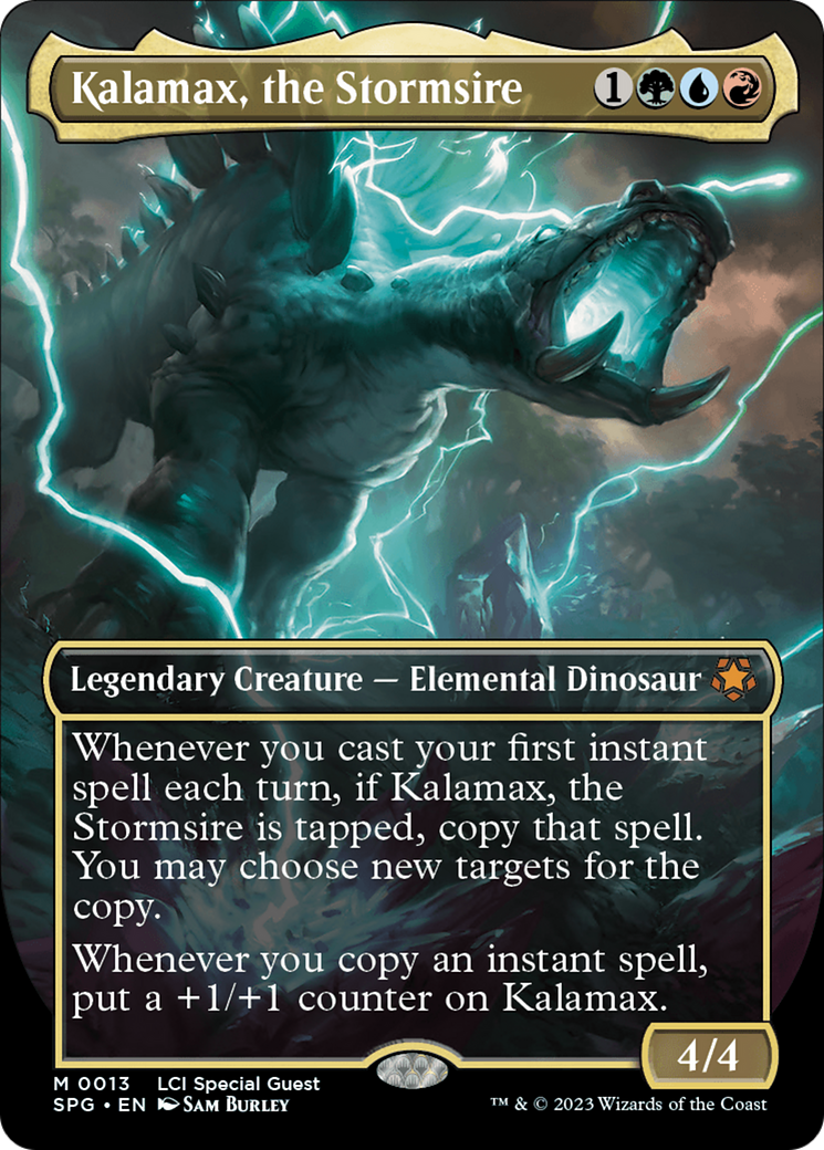 Kalamax, the Stormsire (Borderless) [The Lost Caverns of Ixalan Special Guests] | Eastridge Sports Cards & Games