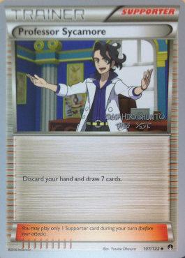 Professor Sycamore (107/122) (Black Dragon - Shuntu Sadahiro) [World Championships 2016] | Eastridge Sports Cards & Games