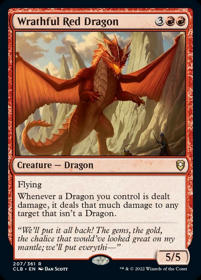 Wrathful Red Dragon [Commander Legends: Battle for Baldur's Gate] | Eastridge Sports Cards & Games