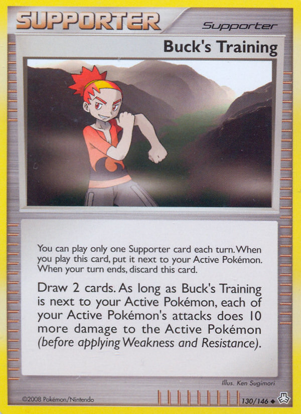 Buck's Training (130/146) [Diamond & Pearl: Legends Awakened] | Eastridge Sports Cards & Games