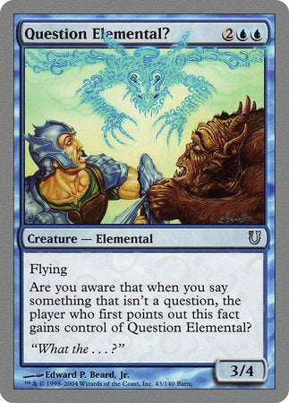 Question Elemental? [Unhinged] | Eastridge Sports Cards & Games