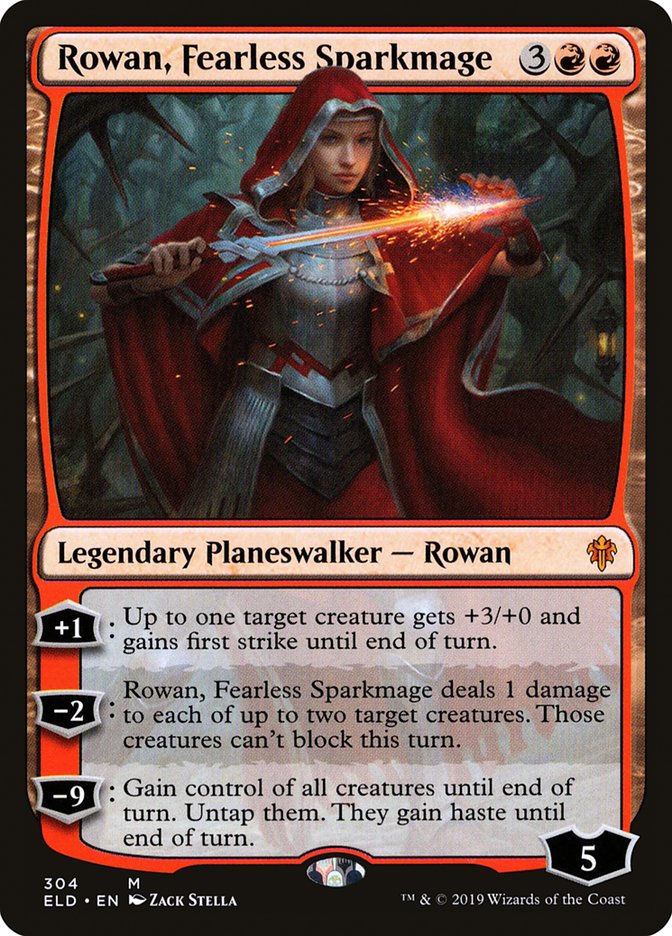 Rowan, Fearless Sparkmage [Throne of Eldraine] | Eastridge Sports Cards & Games