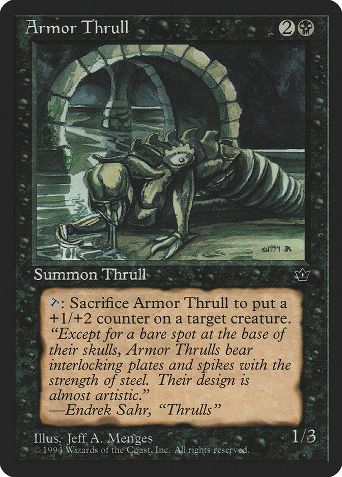 Armor Thrull (Jeff A. Menges) [Fallen Empires] | Eastridge Sports Cards & Games