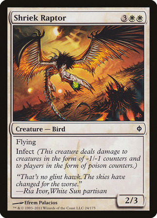 Shriek Raptor [New Phyrexia] | Eastridge Sports Cards & Games