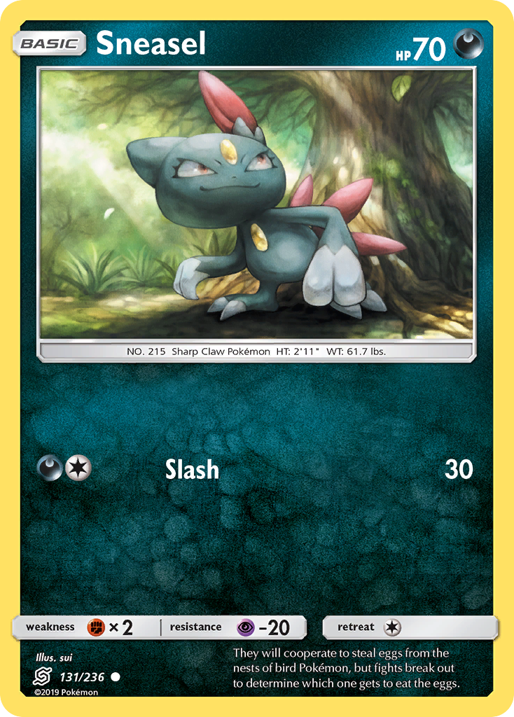 Sneasel (131/236) [Sun & Moon: Unified Minds] | Eastridge Sports Cards & Games