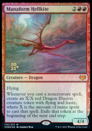 Manaform Hellkite [Innistrad: Crimson Vow Prerelease Promos] | Eastridge Sports Cards & Games