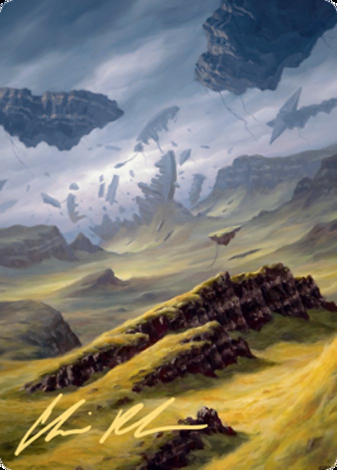 Plains 3 Art Card (Gold-Stamped Signature) [Zendikar Rising Art Series] | Eastridge Sports Cards & Games