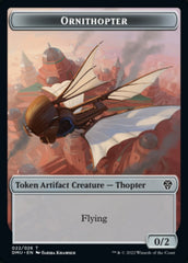 Soldier // Ornithopter Double-sided Token [Dominaria United Tokens] | Eastridge Sports Cards & Games