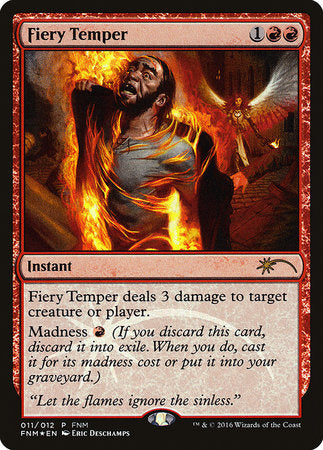 Fiery Temper [Friday Night Magic 2016] | Eastridge Sports Cards & Games