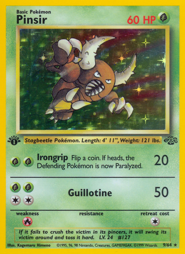 Pinsir (9/64) [Jungle 1st Edition] | Eastridge Sports Cards & Games