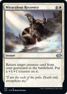 Miraculous Recovery [Jumpstart 2022] | Eastridge Sports Cards & Games