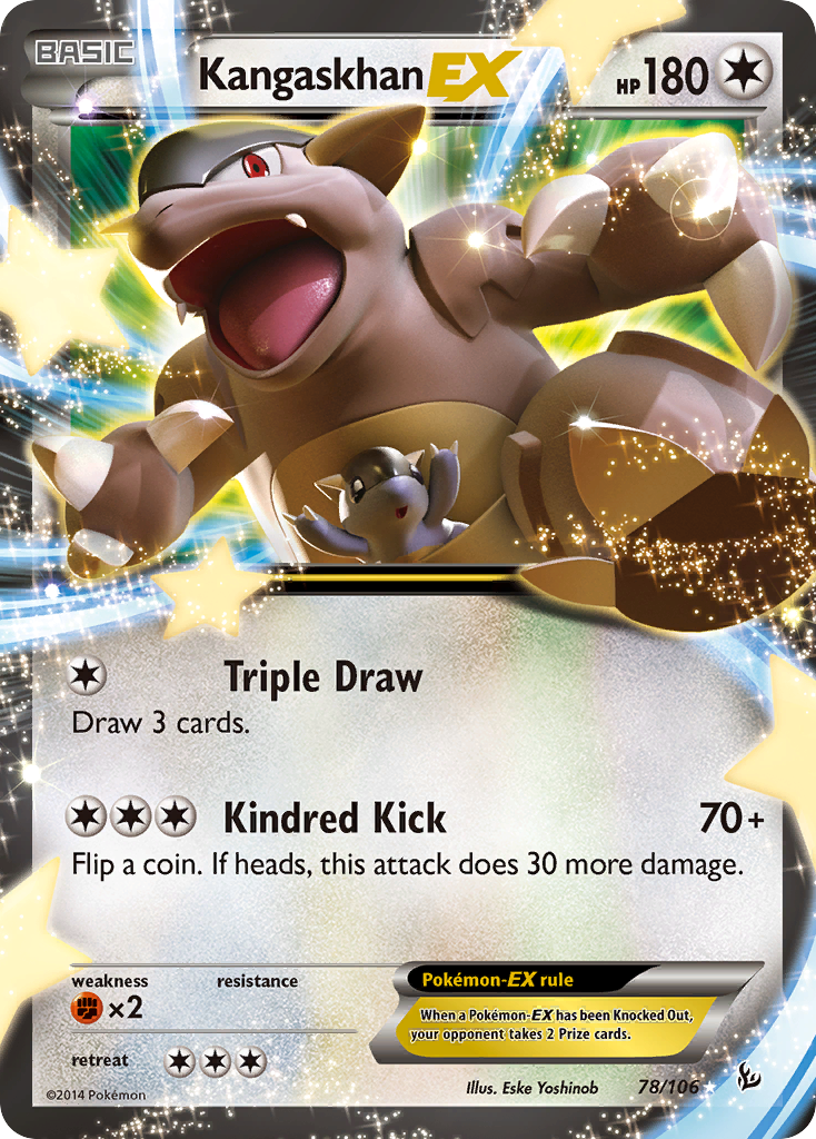 Kangaskhan EX (78/106) [XY: Flashfire] | Eastridge Sports Cards & Games