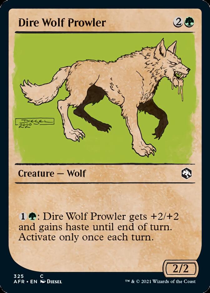 Dire Wolf Prowler (Showcase) [Dungeons & Dragons: Adventures in the Forgotten Realms] | Eastridge Sports Cards & Games