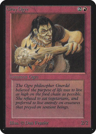 Gray Ogre [Limited Edition Alpha] | Eastridge Sports Cards & Games