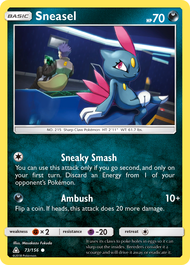 Sneasel (73/156) [Sun & Moon: Ultra Prism] | Eastridge Sports Cards & Games