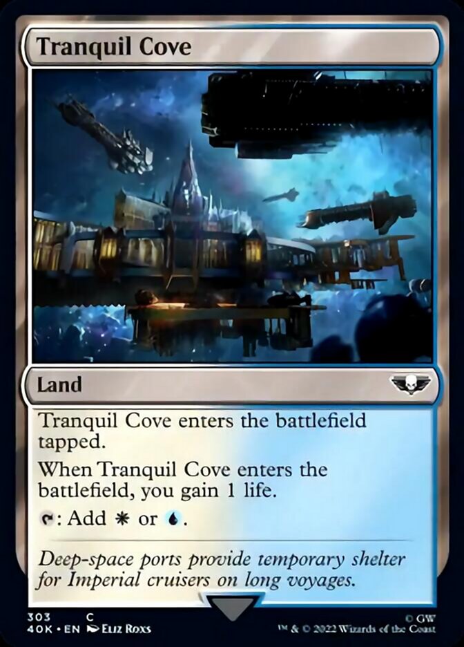 Tranquil Cove (Surge Foil) [Universes Beyond: Warhammer 40,000] | Eastridge Sports Cards & Games