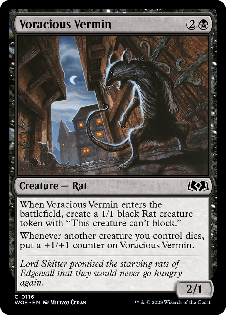 Voracious Vermin [Wilds of Eldraine] | Eastridge Sports Cards & Games