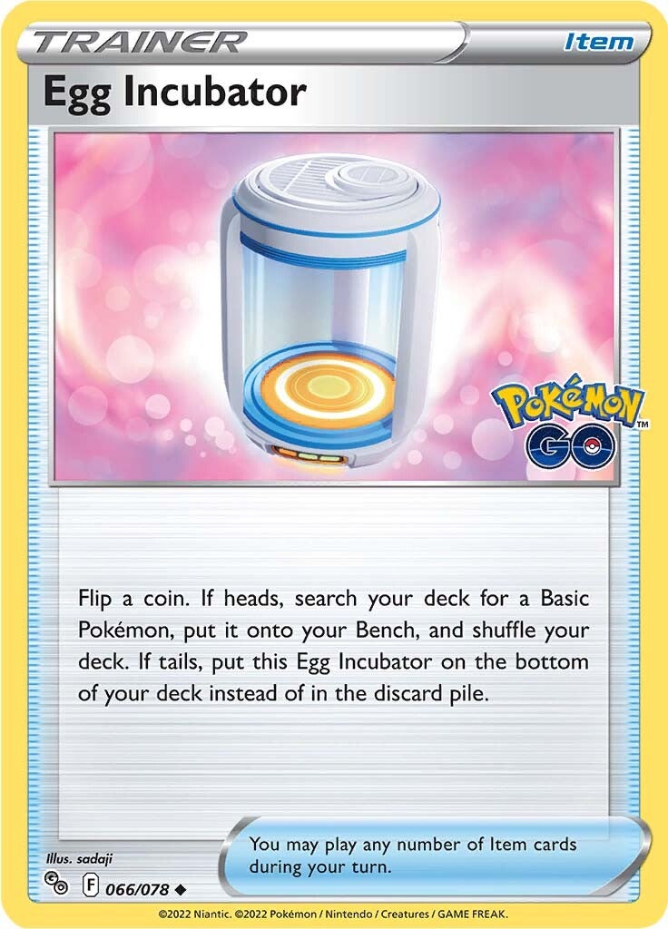 Egg Incubator (066/078) [Pokémon GO] | Eastridge Sports Cards & Games