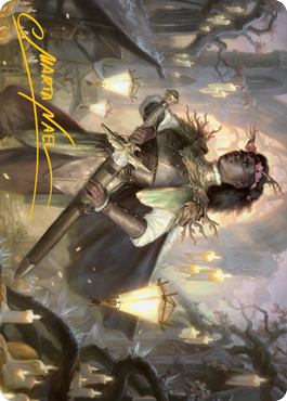 Sungold Sentinel Art Card (Gold-Stamped Signature) [Innistrad: Midnight Hunt Art Series] | Eastridge Sports Cards & Games