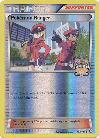 Pokemon Ranger (104/114) (Championship Promo) [XY: Steam Siege] | Eastridge Sports Cards & Games