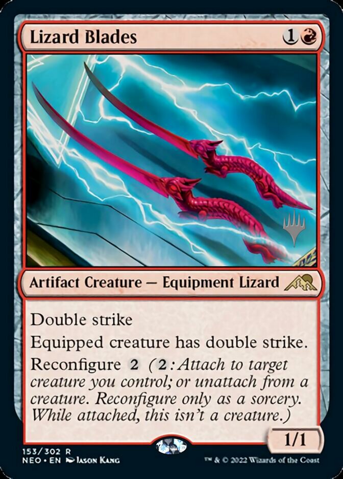 Lizard Blades (Promo Pack) [Kamigawa: Neon Dynasty Promos] | Eastridge Sports Cards & Games