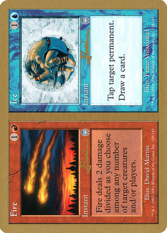 Fire // Ice (Antoine Ruel) [World Championship Decks 2001] | Eastridge Sports Cards & Games