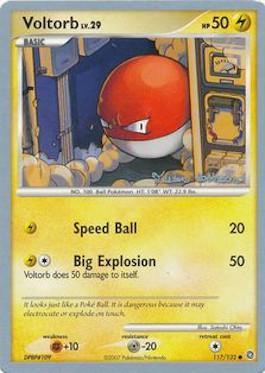 Voltorb LV.29 (117/132) (Intimidation - Tristan Robinson) [World Championships 2008] | Eastridge Sports Cards & Games