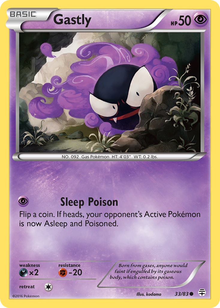 Gastly (33/83) [XY: Generations] | Eastridge Sports Cards & Games
