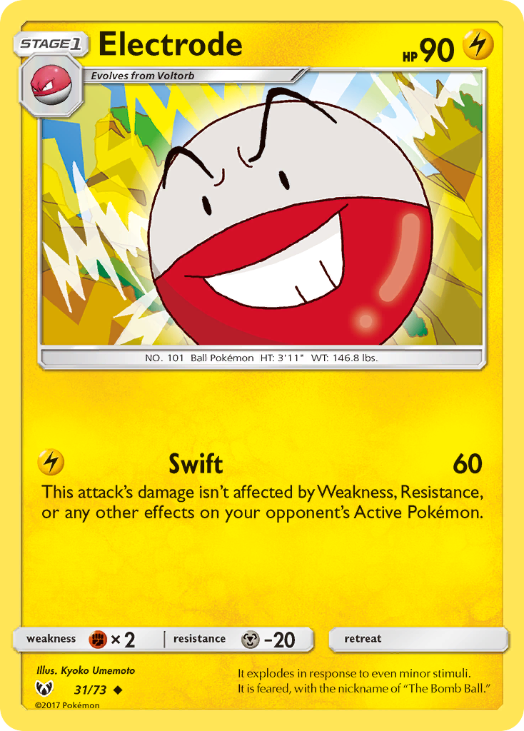 Electrode (31/73) [Sun & Moon: Shining Legends] | Eastridge Sports Cards & Games