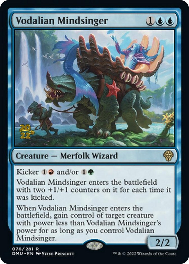 Vodalian Mindsinger [Dominaria United Prerelease Promos] | Eastridge Sports Cards & Games