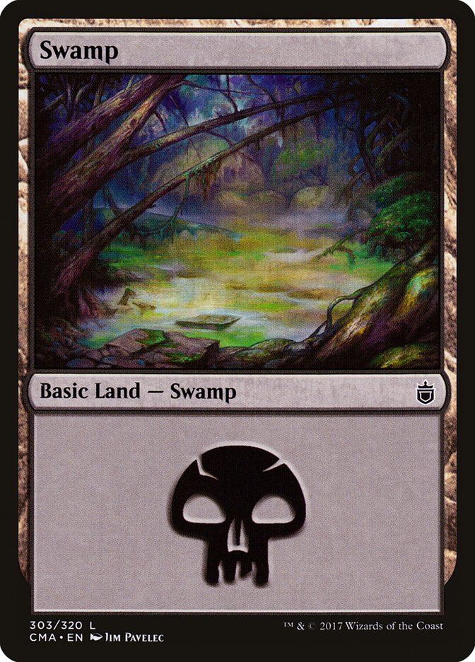 Swamp (303) [Commander Anthology] | Eastridge Sports Cards & Games
