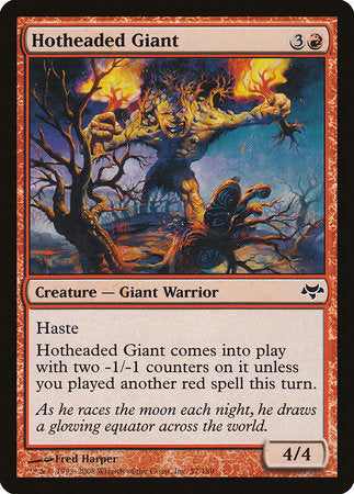 Hotheaded Giant [Eventide] | Eastridge Sports Cards & Games