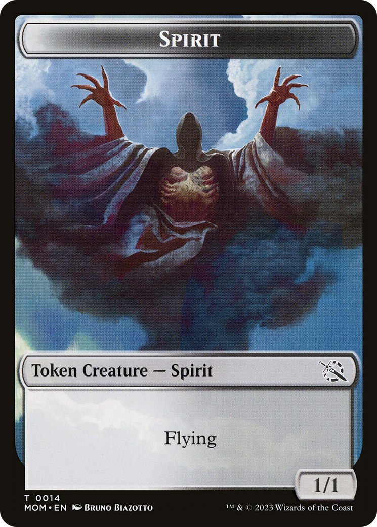 Phyrexian Myr // Spirit (14) Double-Sided Token [March of the Machine Tokens] | Eastridge Sports Cards & Games