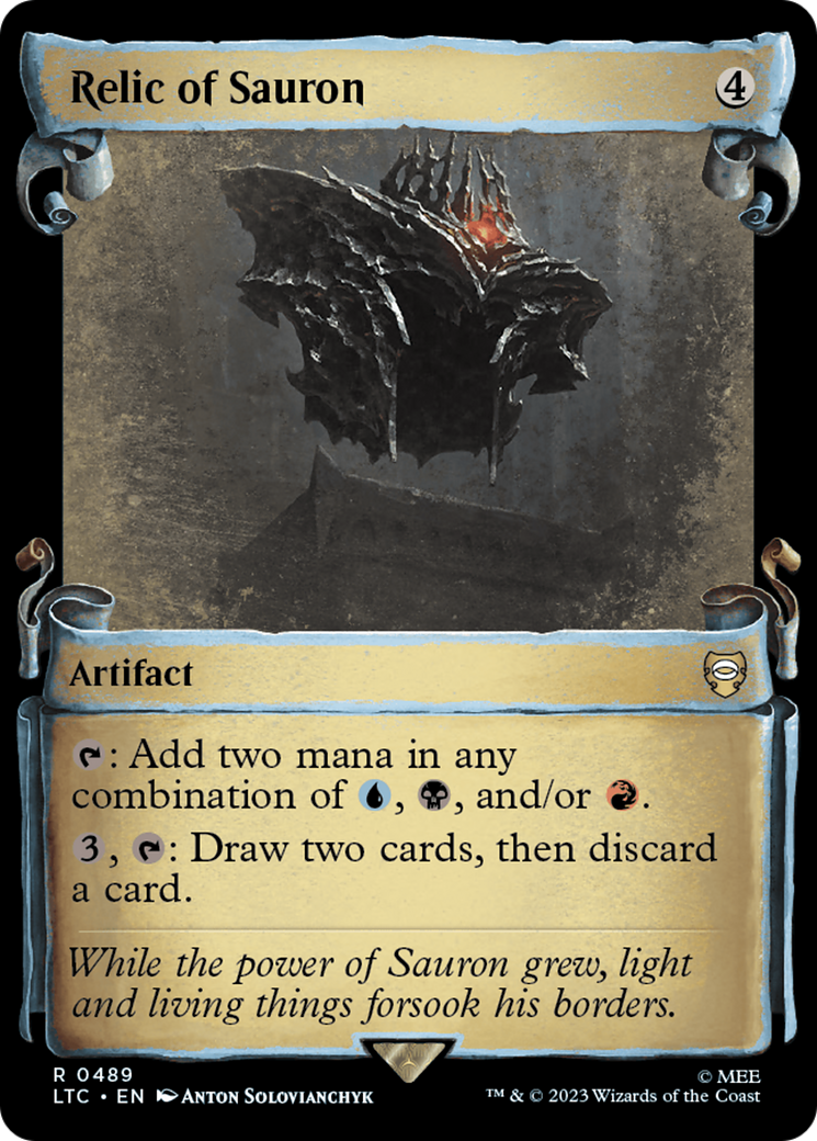 Relic of Sauron [The Lord of the Rings: Tales of Middle-Earth Commander Showcase Scrolls] | Eastridge Sports Cards & Games