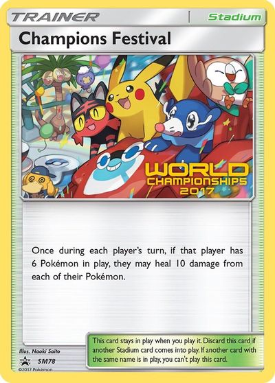 Champions Festival (SM78) (2017) [Sun & Moon: Black Star Promos] | Eastridge Sports Cards & Games