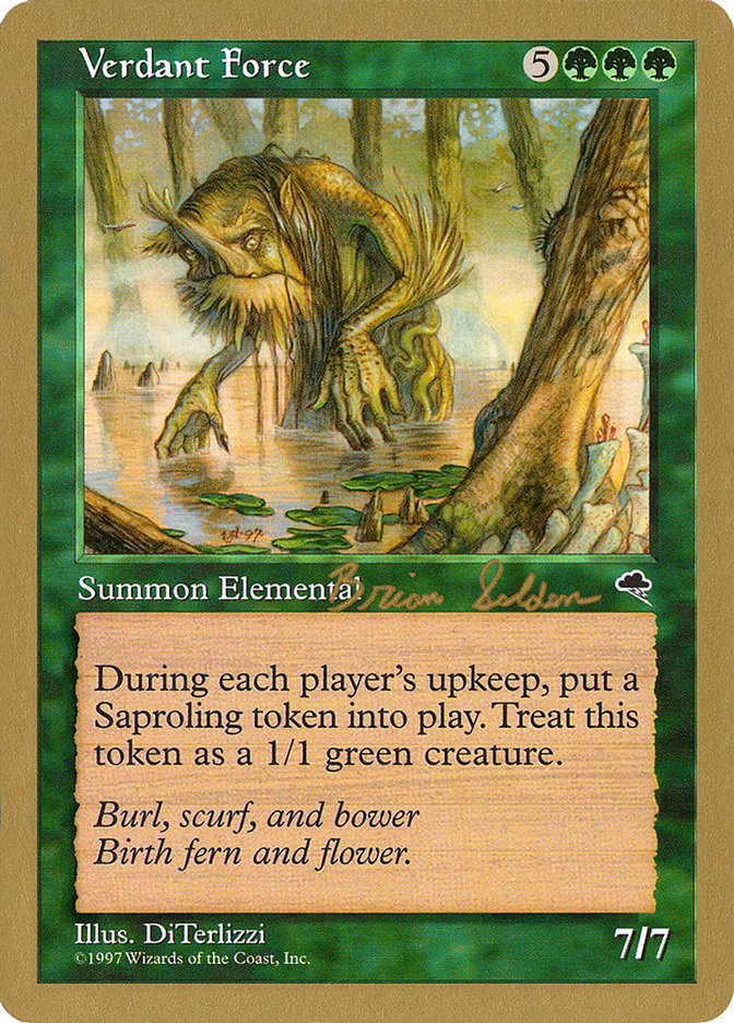 Verdant Force (Brian Selden) [World Championship Decks 1998] | Eastridge Sports Cards & Games